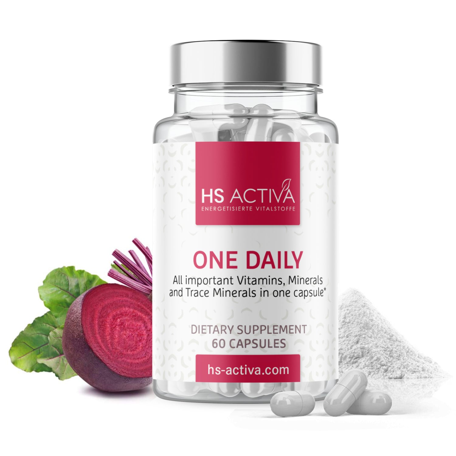 One Daily - All important Vitamins, Minerals and Trace Minerals in one capsule (60 Capsules)
