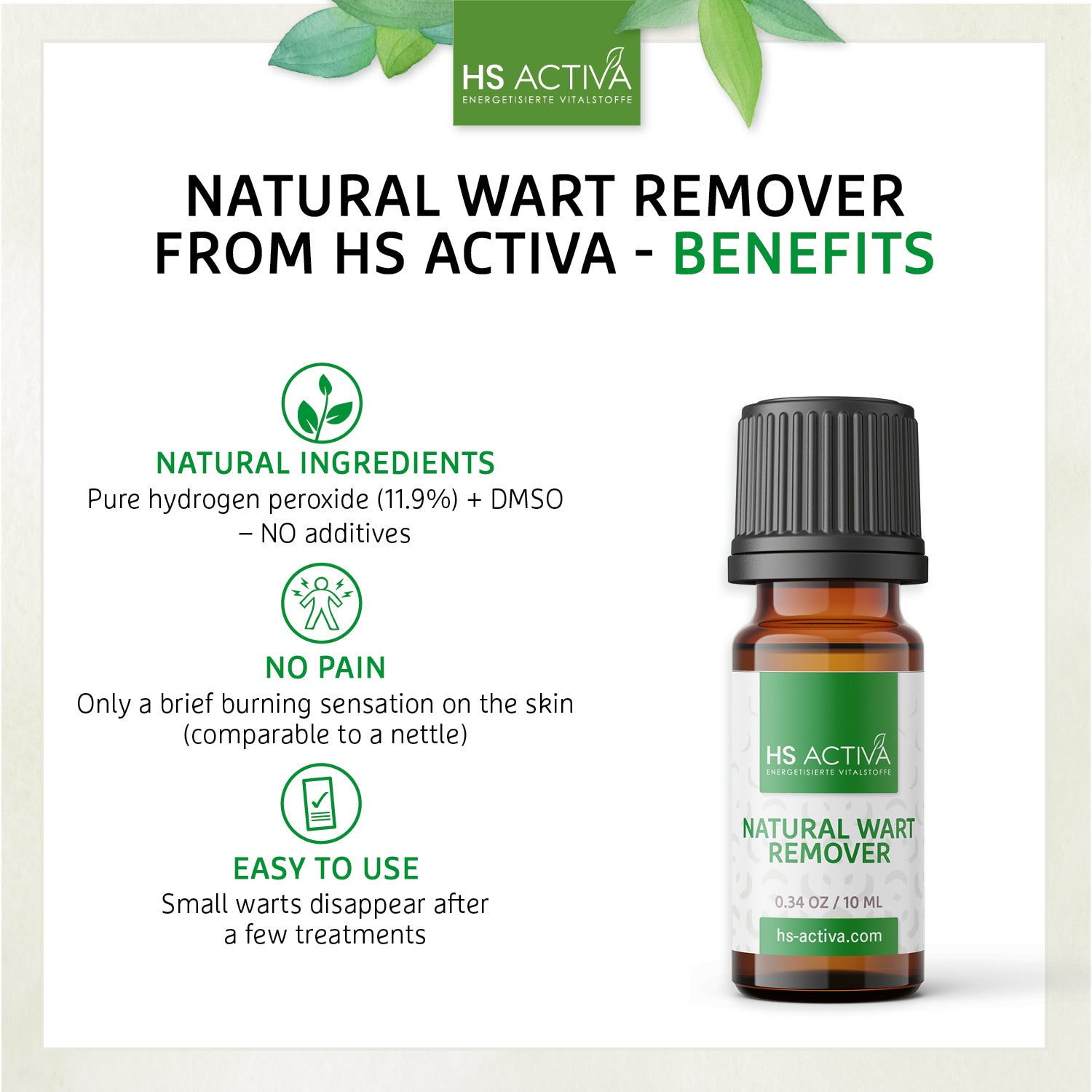 Remedies against warts I gentle removal I 10 ml